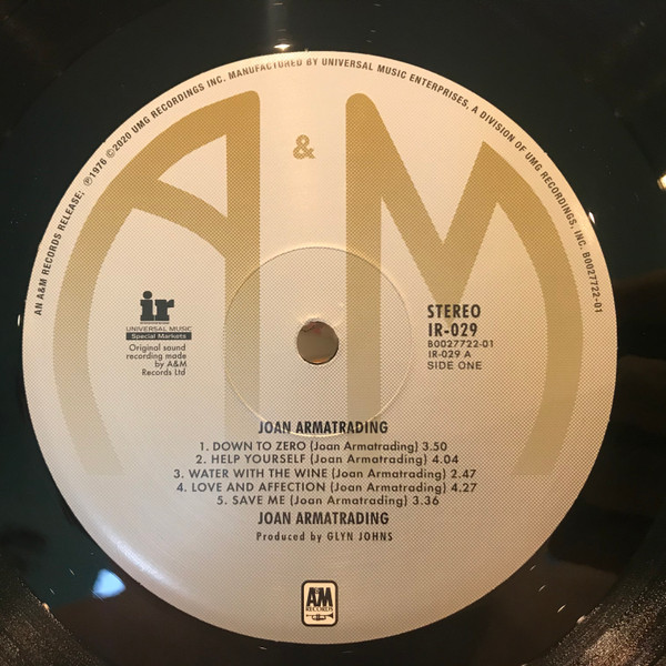 Виниловая пластинка Joan Armatrading - Joan Armatrading - Analogue LP - рис.2