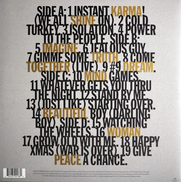 Виниловая пластинка John Lennon - Gimme Some Truth 2LP - рис.1