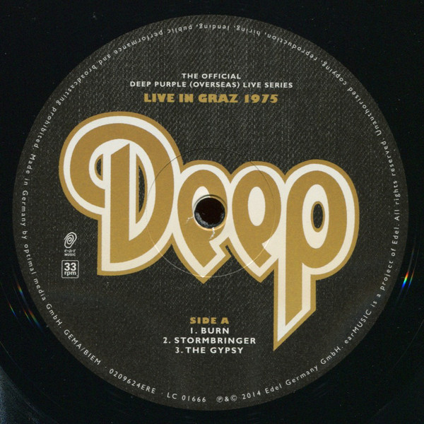 Виниловая пластинка Deep Purple - Graz 1975 - рис.2