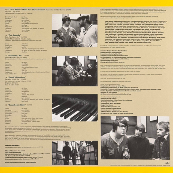 Виниловая пластинка The Beach Boys - The Pet Sounds Sessions Highlights - 2LP - рис.11