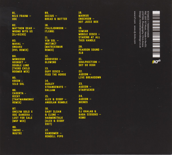 Виниловая пластинка Matthew Dear - DJ-Kicks 2LP - рис.1