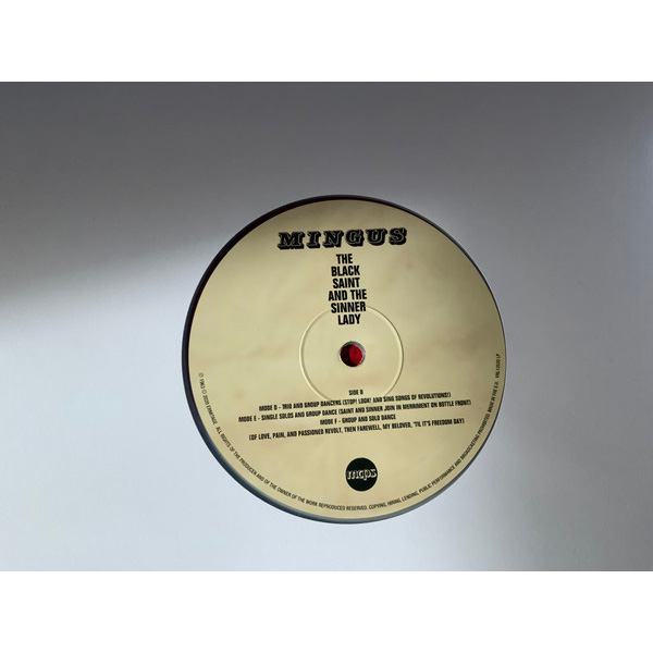 Виниловая пластинка Charles Mingus – The Black Saint And The Sinner Lady LP Clear - рис.3