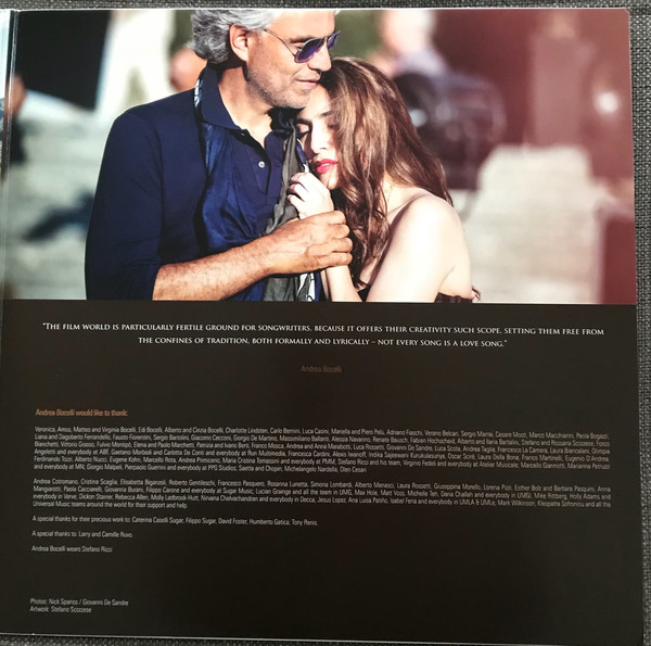 Виниловая пластинка Andrea Bocelli - Cinema (Deluxe Edition) - рис.3