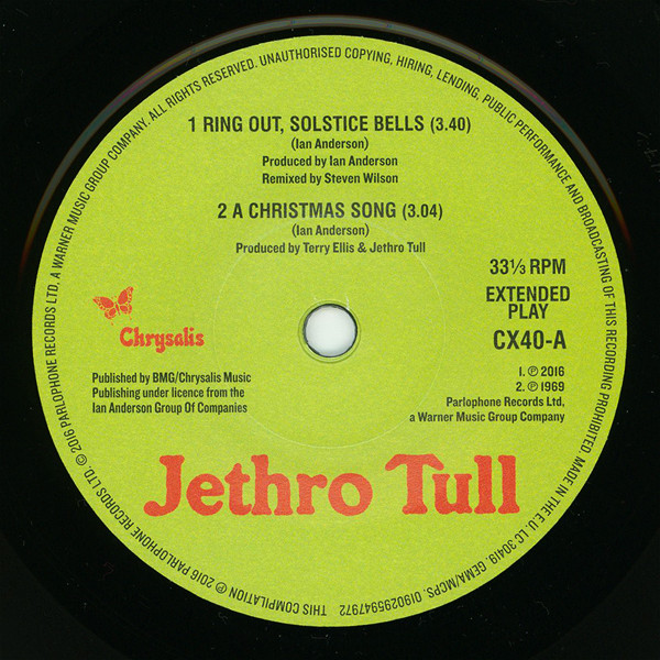 Виниловая пластинка Jethro Tull - Ring Out, Solstice Bells - рис.3