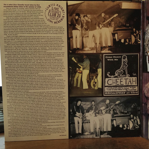 Виниловая пластинка Curtis Knight; Jimi Hendrix - Live At George's Club 20 - рис.1