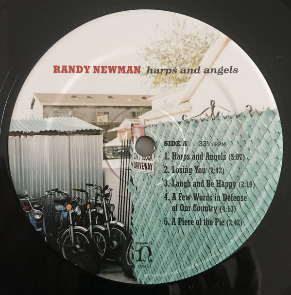 Виниловая пластинка Randy Newman - Harps And Angels - рис.2