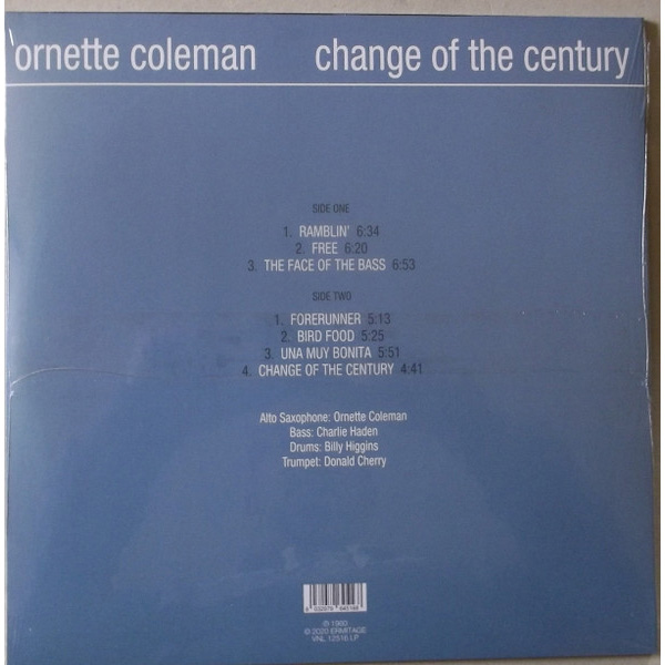 Виниловая пластинка Ornette Coleman – Change Of The Century LP Clear - рис.1