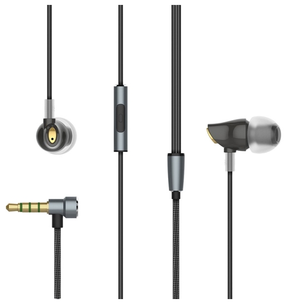 Наушники Rock Zircon Stereo Earphone Black - рис.4