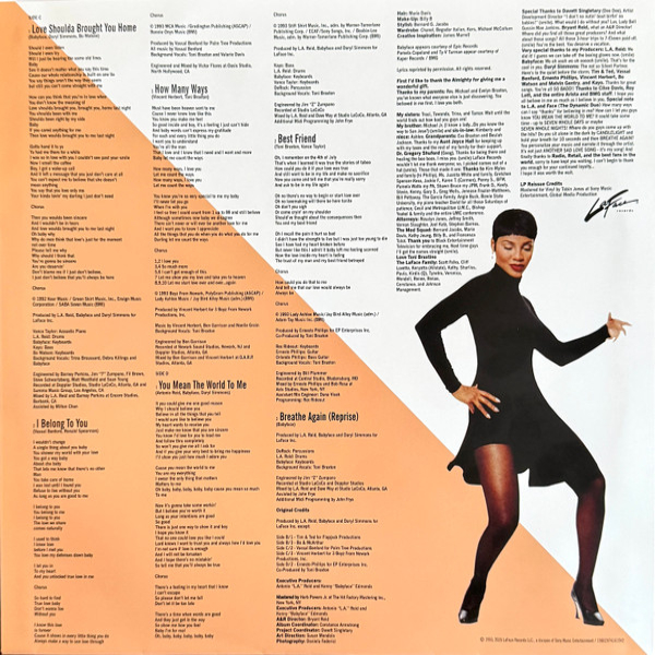 Виниловая пластинка Toni Braxton - Toni Braxton - 2LP - рис.6