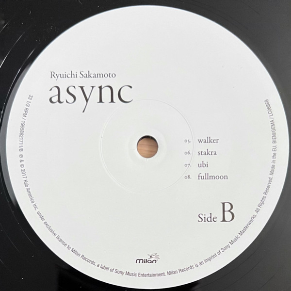 Виниловая пластинка Ryuichi Sakamoto – Async - 2LP - рис.2