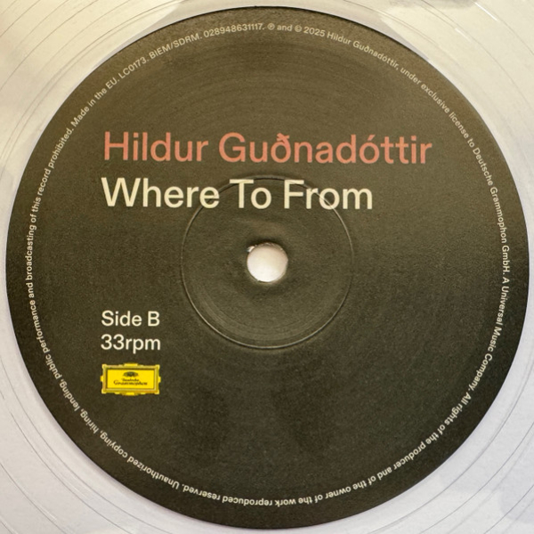 Виниловая пластинка Hildur Guonadottir – Where To From (Crystal Clear) LP - рис.16