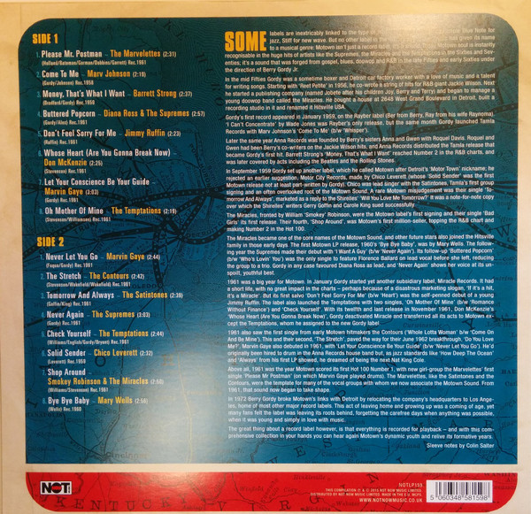 Виниловая пластинка Various - The Sound Of Detroit (Original Gems From The Motown Vaults) - рис.1