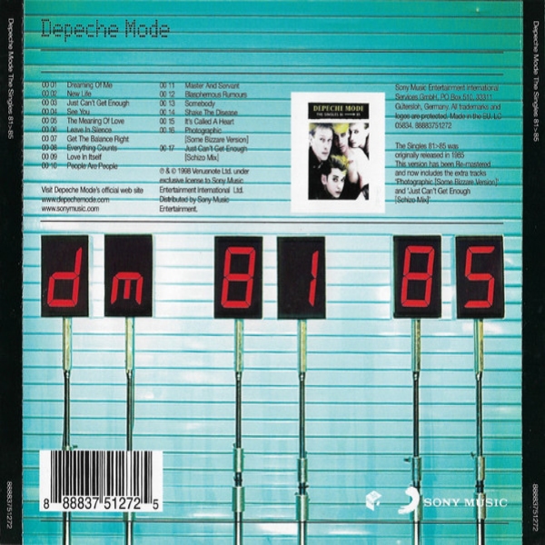 CD-диск Depeche Mode – The Singles 81-85 - CD - рис.5