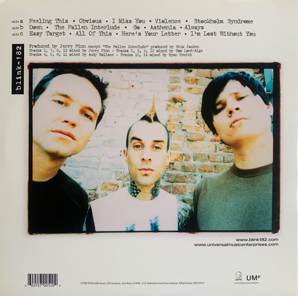 Виниловая пластинка Blink-182 – Blink-182 LP - рис.1