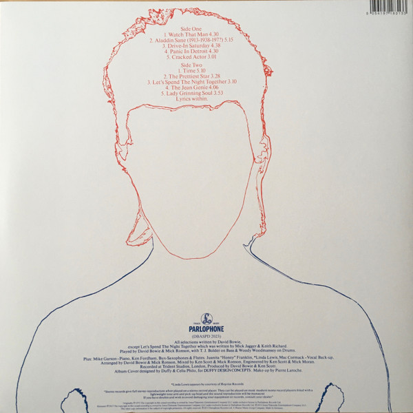 Виниловая пластинка David Bowie – Aladdin Sane LP - рис.1