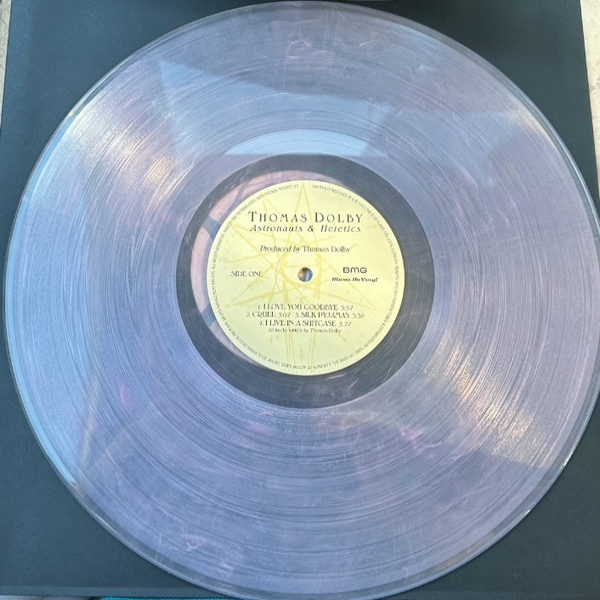 Виниловая пластинка Thomas Dolby – Astronauts & Heretics (Pink & Clear Marble) LP - рис.3