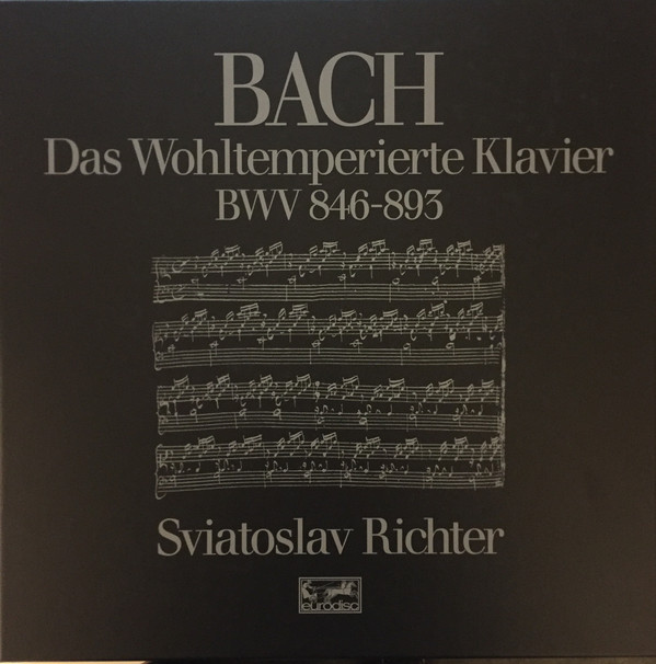 Виниловая пластинка Bach; Sviatoslav Richter - Das Wohltemperierte Klavier BWV 846-893 - рис.0
