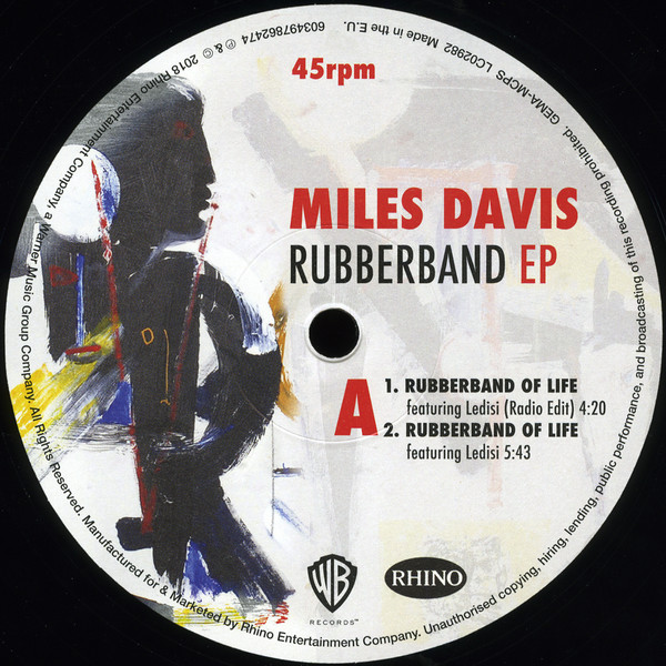 Виниловая пластинка MILES DAVIS RUBBERBAND EP LP - рис.2