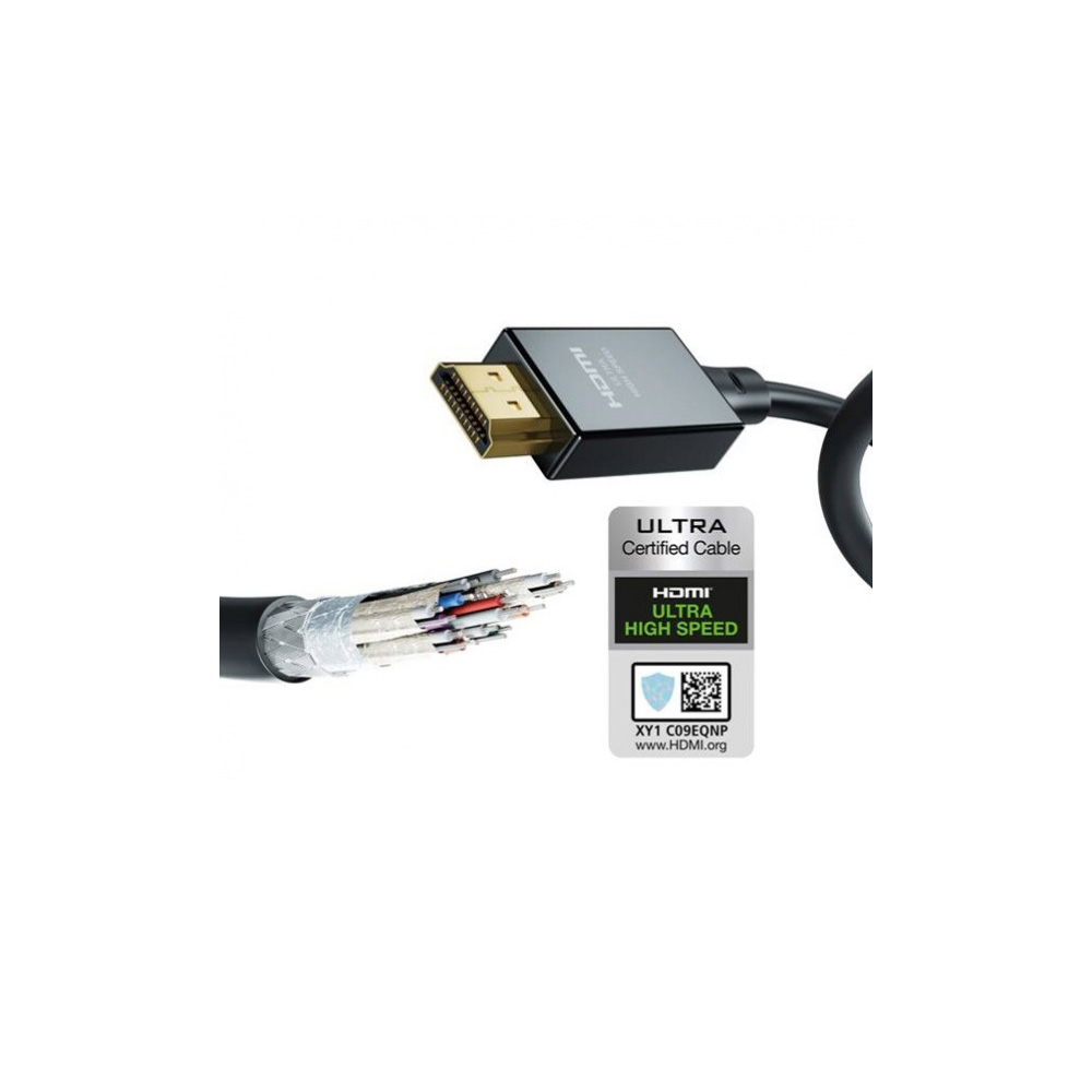 Кабель Inakustik White Ultra High Speed HDMI 1m - фото 3