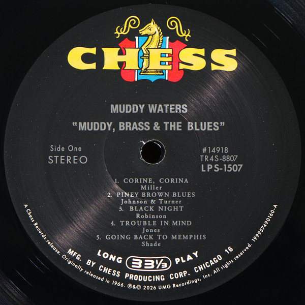 Виниловая пластинка Muddy Waters - Muddy, Brass & The Blues (Acoustic sounds) LP - рис.6
