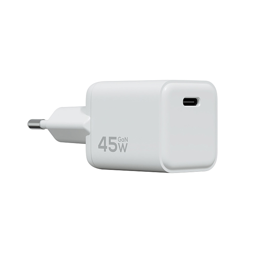 

Сетевое зарядное устройство Magssory, Белый, Nano 45W GaN White