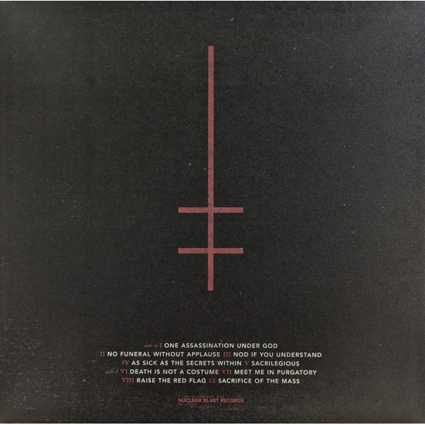 Виниловая пластинка Marilyn Manson – One Assassination Under God (Chapter 1) Coloured LP - рис.1
