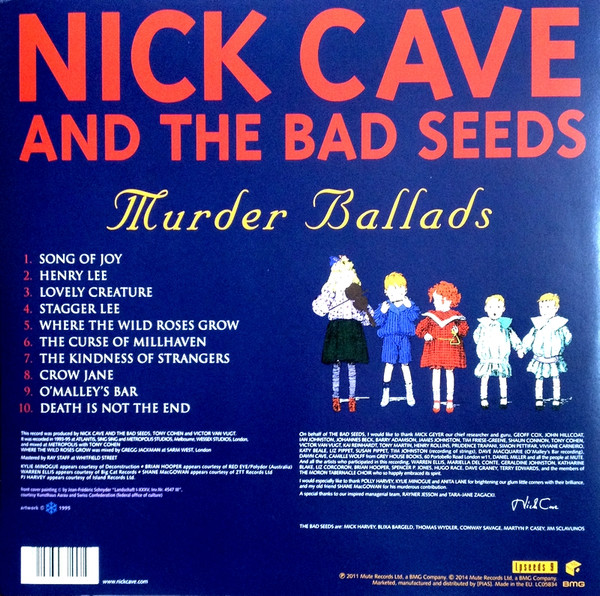 Виниловая пластинка Nick Cave And The Bad Seeds - Murder Ballads - LP - рис.1