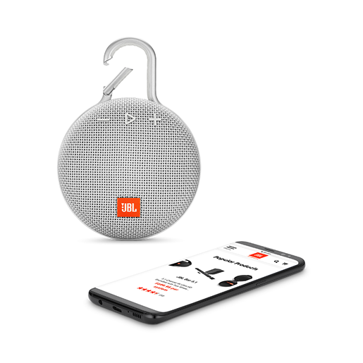 Портативная колонка JBL Clip 3 White - рис.4