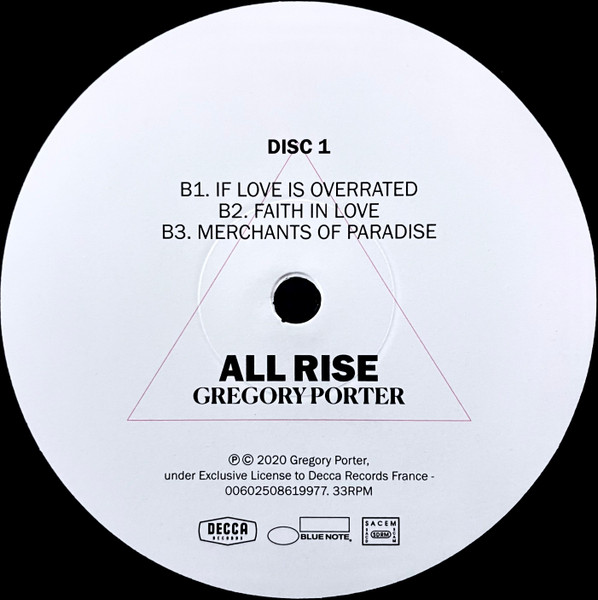 Виниловая пластинка Gregory Porter – All Rise 2LP - рис.3