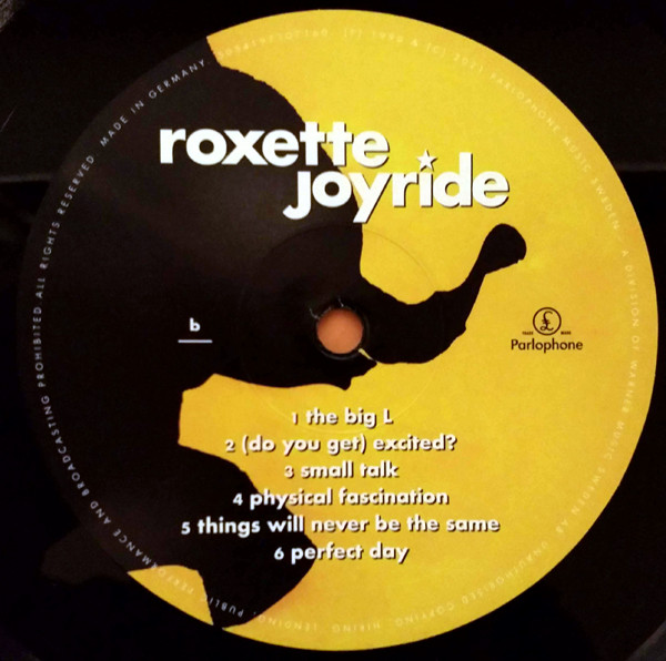 Виниловая пластинка Roxette - Joyride LP - рис.2