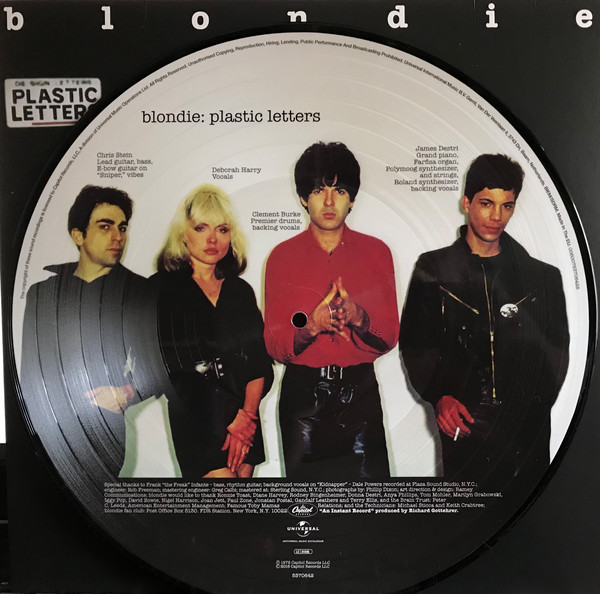 Виниловая пластинка Blondie - Plastic Letters - рис.1