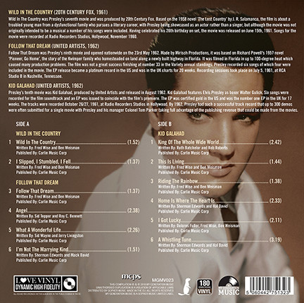 Виниловая пластинка Elvis Presley - Three Original Soundtracks LP - рис.1