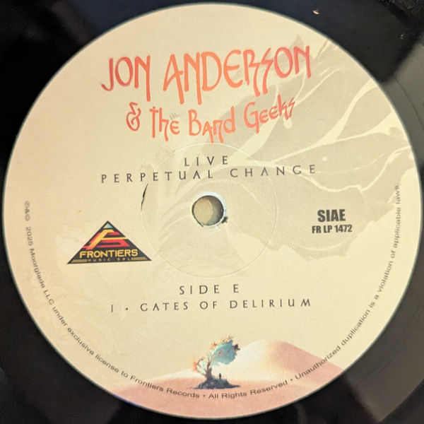 Виниловая пластинка Jon Anderson & The Band Geeks – Live - Perpetual Change - 3LP - рис.6