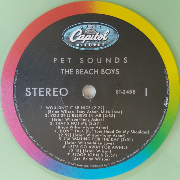 Виниловая пластинка Beach Boys - The Pet Sounds (coloured) LP - рис.3