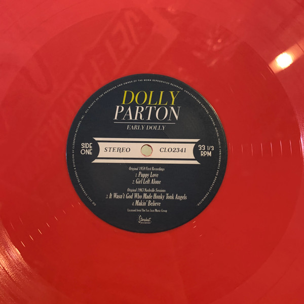 Виниловая пластинка Dolly Parton – Early Dolly (Coloured Pink) LP - рис.2