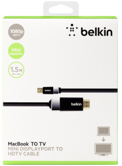 Кабель Belkin Mini DisplayPort to HDMI High-Speed Cable 1.5m - рис.2