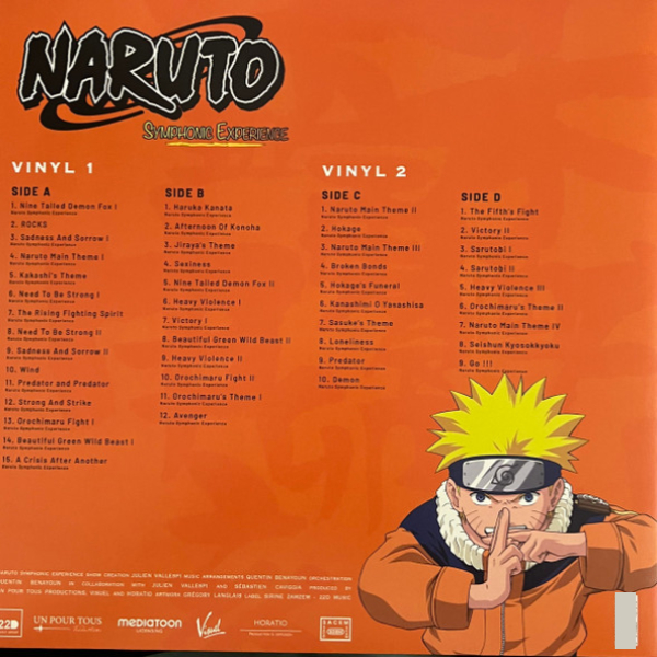 Виниловая пластинка Naruto Symphonic Experience, ODINO Orchestra - Naruto Symphonic Experience (coloured) - 2LP - рис.2