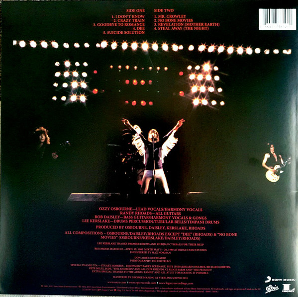 Виниловая пластинка Ozzy Osbourne - Blizzard Of Ozz - LP - рис.1