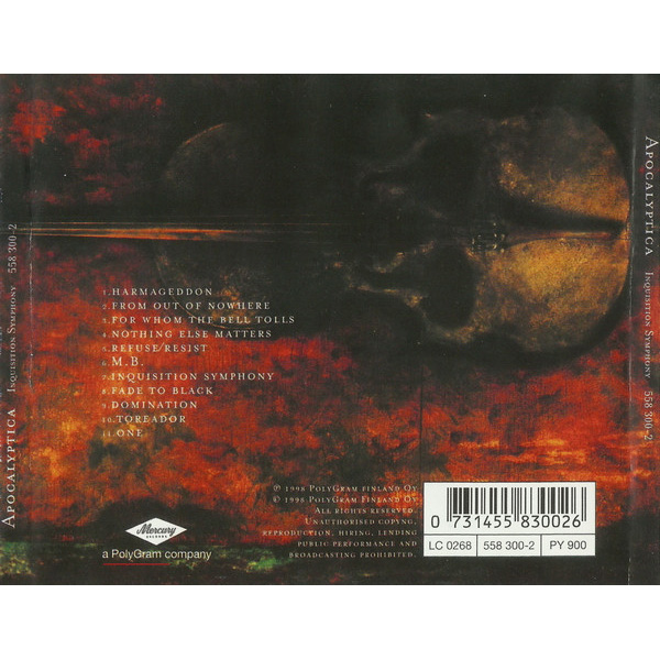 CD-диск Apocalyptica - Inquisition symphony CD - рис.1