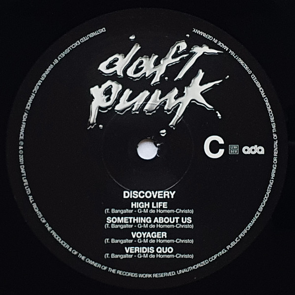 Виниловая пластинка Daft Punk – Discovery (2021) 2LP - рис.3