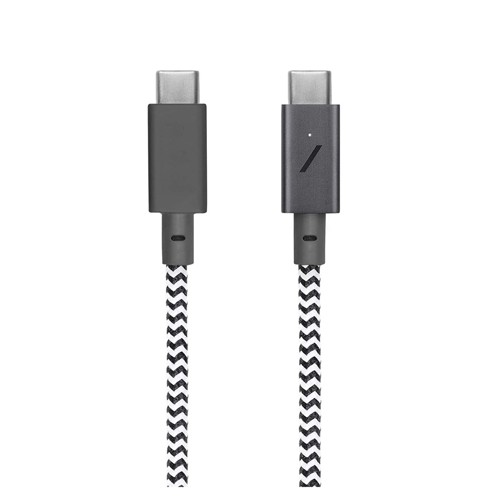 Кабель Native Union Belt Cable Pro USB-C - USB-C Zebra 2.4m - фото 2