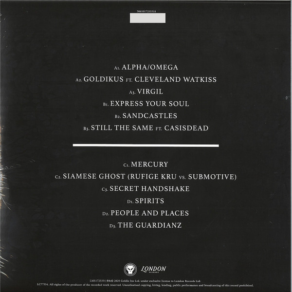 Виниловая пластинка Goldie Presents Rufige Kru – Alpha Omega - 2LP - рис.2