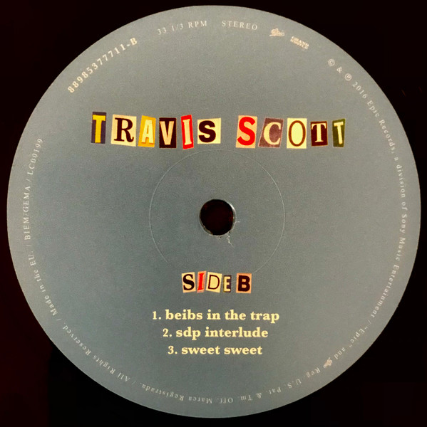 Пластинка Travis Scott - Birds In The Trap Sing Mcknight - 2LP - рис.4