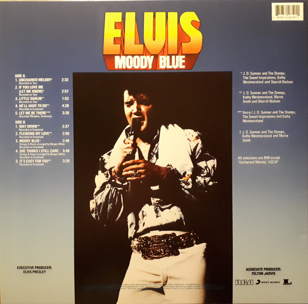 Виниловая пластинка Elvis Presley - Moody Blue - рис.1