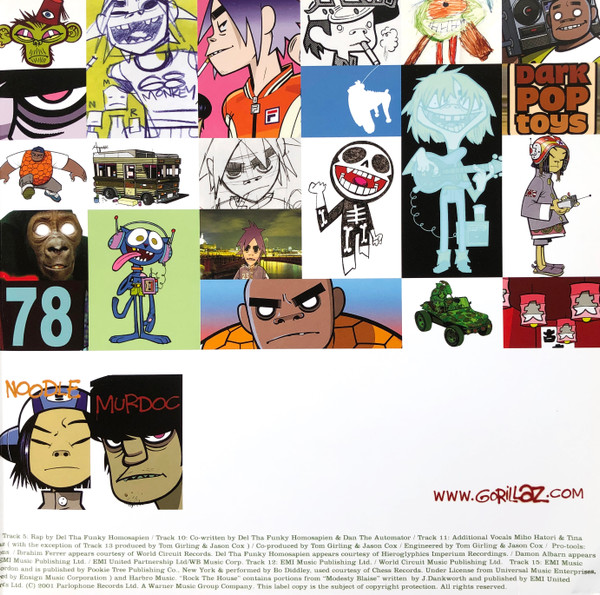 Виниловая пластинка Gorillaz - Gorillaz (2001) - 2LP - рис.12