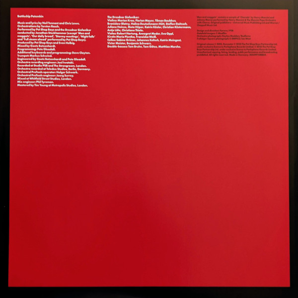 Виниловая пластинка Tennant / Lowe – Battleship Potemkin - 2LP - рис.7