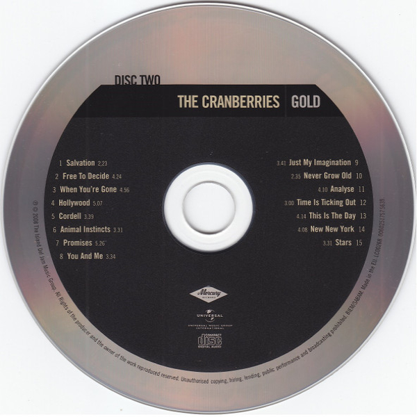 CD-диск The Cranberries – Gold - CD - рис.4