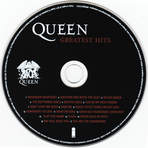 CD-диск Queen - Greatest Hits - рис.1