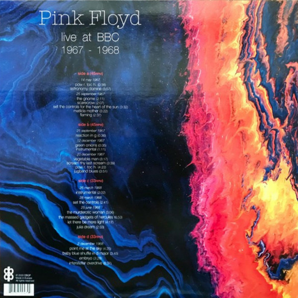 Виниловая пластинка Pink Floyd - BBC 1967-1968 - 2LP - рис.1