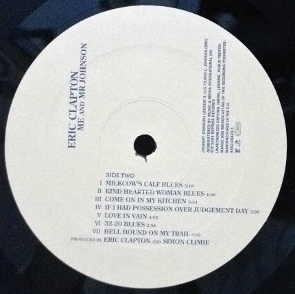 Виниловая пластинка Eric Clapton - Me And Mr Johnson - рис.2
